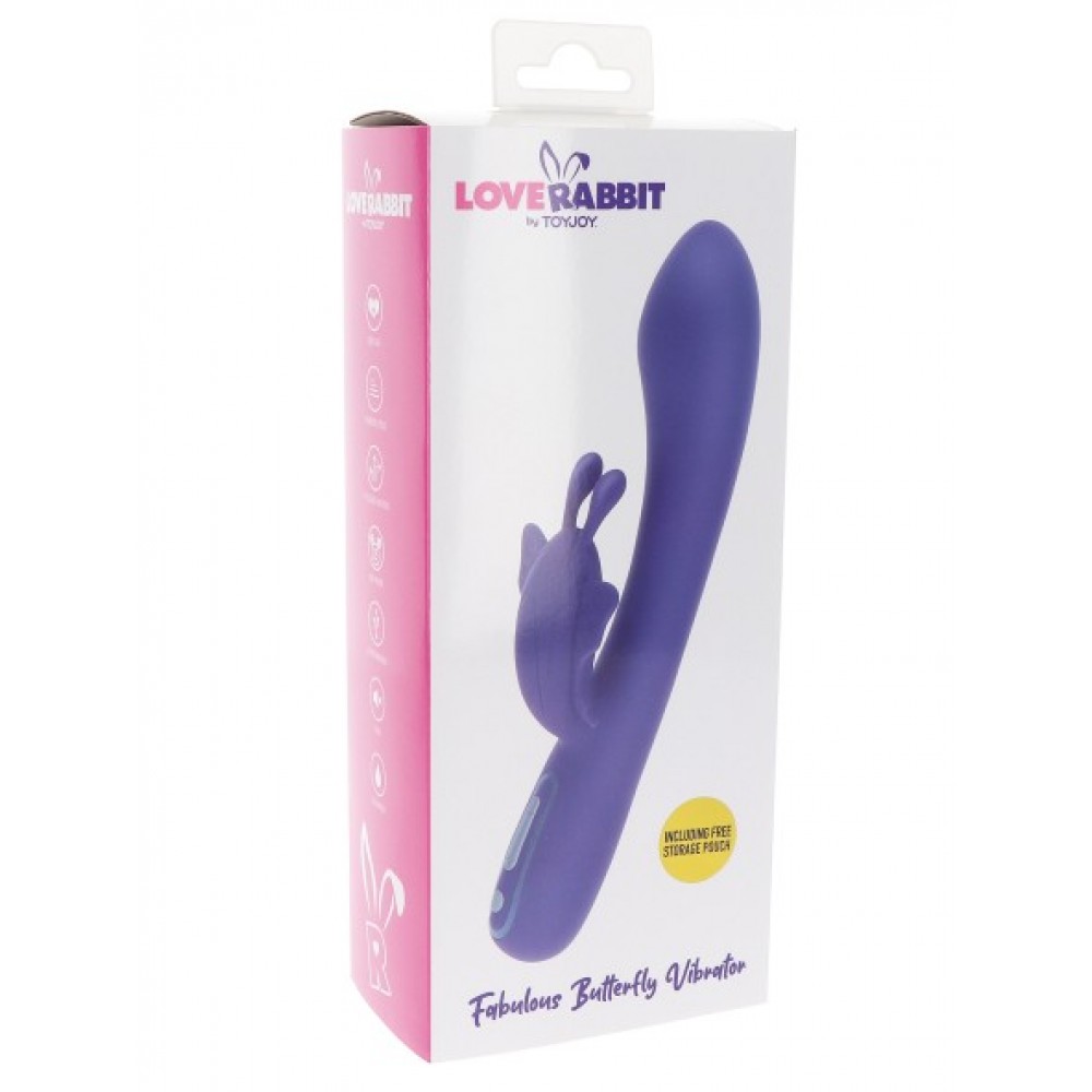 Разное - Вибратор-кролик с бабочкой Toy Joy Fabulous Butterfly Vibrator 5