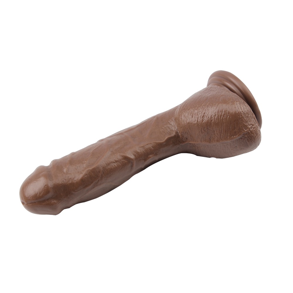 Разное - Вибратор реалистичный Chisa Ballsy Super Cock Mr. Marcus с пультом управления, коричневый 4
