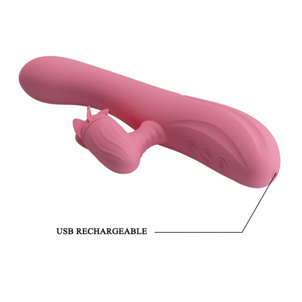 Різне - Вибратор с вращающимся стимулятором клитора Pretty Love - GINA 4 rotation 7 vibration, BW-067003-1 9