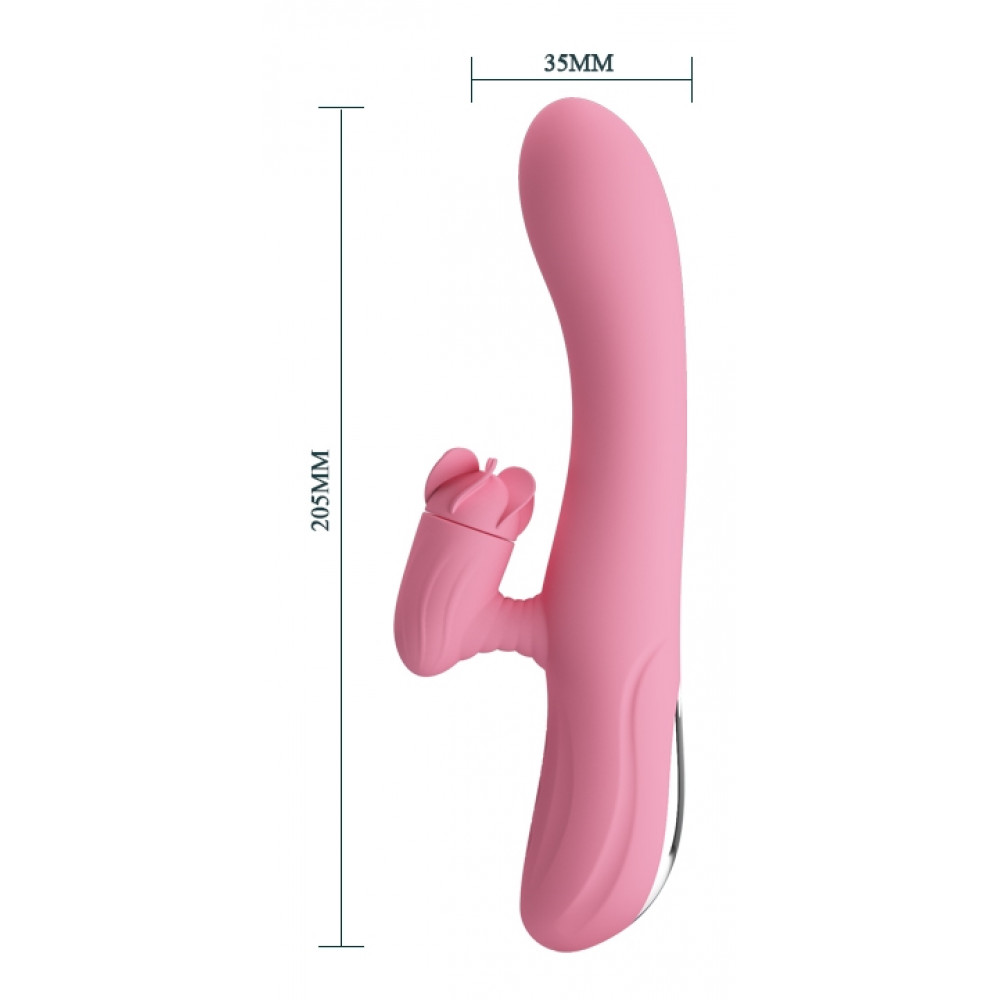 Різне - Вибратор с вращающимся стимулятором клитора Pretty Love - GINA 4 rotation 7 vibration, BW-067003-1 7