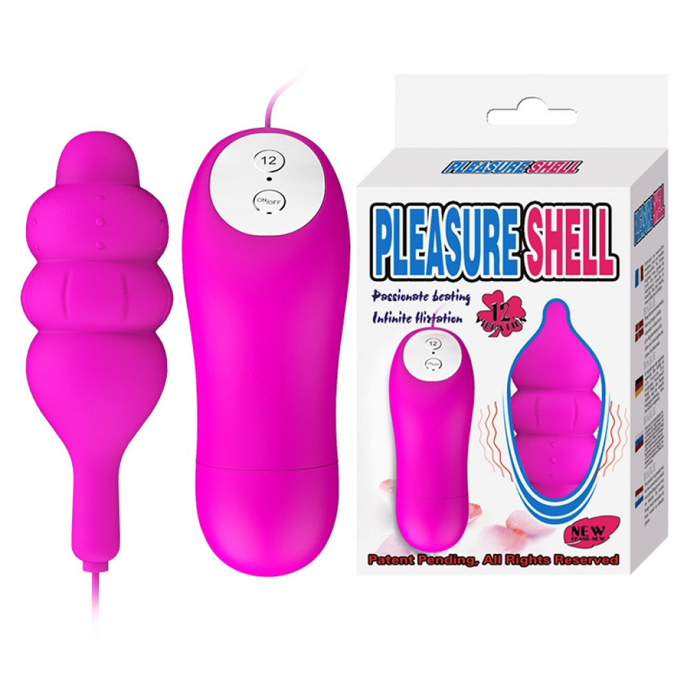 Вибратор - Виброяйцо BAILE - PLEASURE SHEL 12 vibration functions, BI-014151