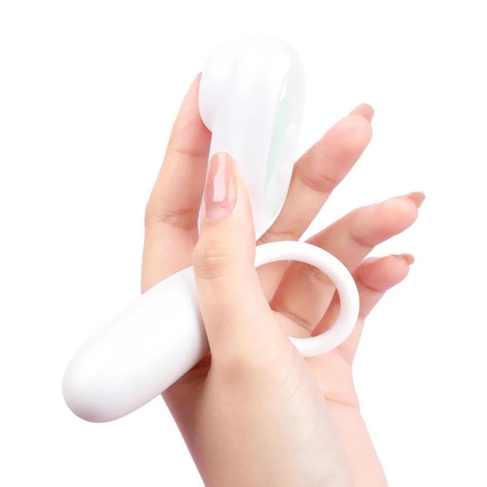  - Віброяйце та вакуумний стимулятор для клітора 2 в1 BeYourLover Magic Suitcase в зарядному кейсі, білий 4