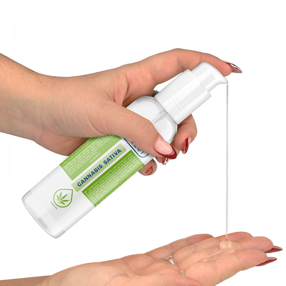 Лубриканти - Лубрикант на водній основі з олією насіння канабісу Cannabis Sativa, 150 мл Waterfeel (Іспанія) 2