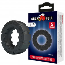 Эрекционное кольцо Crazy Bull №5 - Laiden super soft silicone, BI-210361