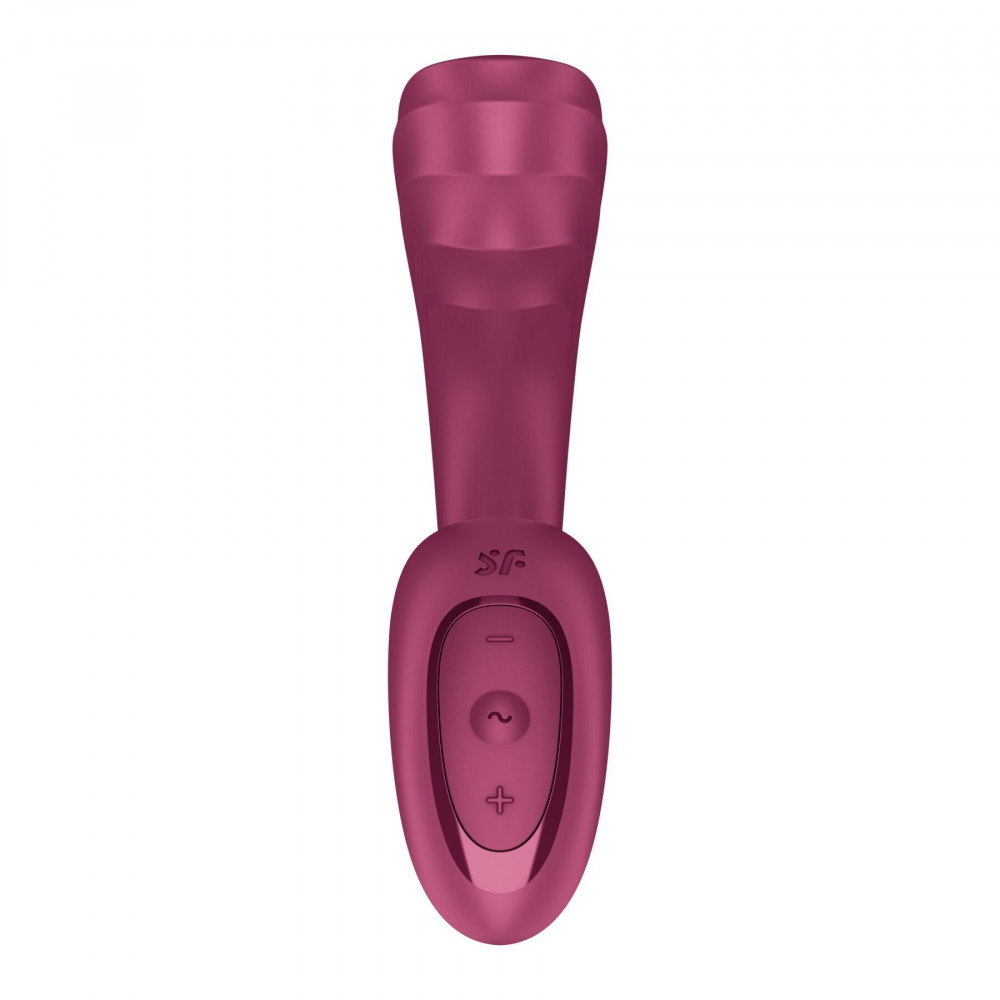 Секс игрушки - Вагинально-клиторальный вибратор Satisfyer G for Goddess 3 Wine Red (мятая упаковка!!!) 3