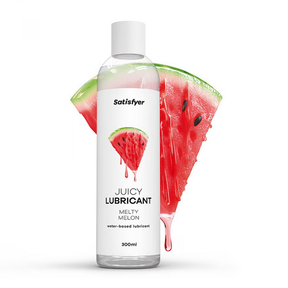 - Лубрикант на водній основі Satisfyer Juicy Lubricant Melty Melon 300 мл (м'яте паковання!!!) 2