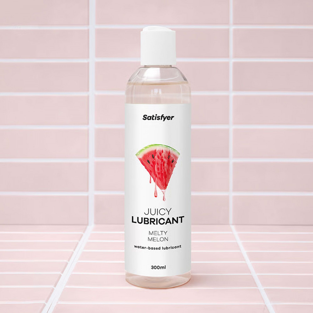 - Лубрикант на водній основі Satisfyer Juicy Lubricant Melty Melon 300 мл (м'яте паковання!!!) 8