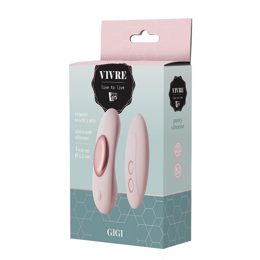 Разное - Вибратор для трусиков с дистанционным управлением Dream Toys VIVRE PANTY VIBE GIGI 1