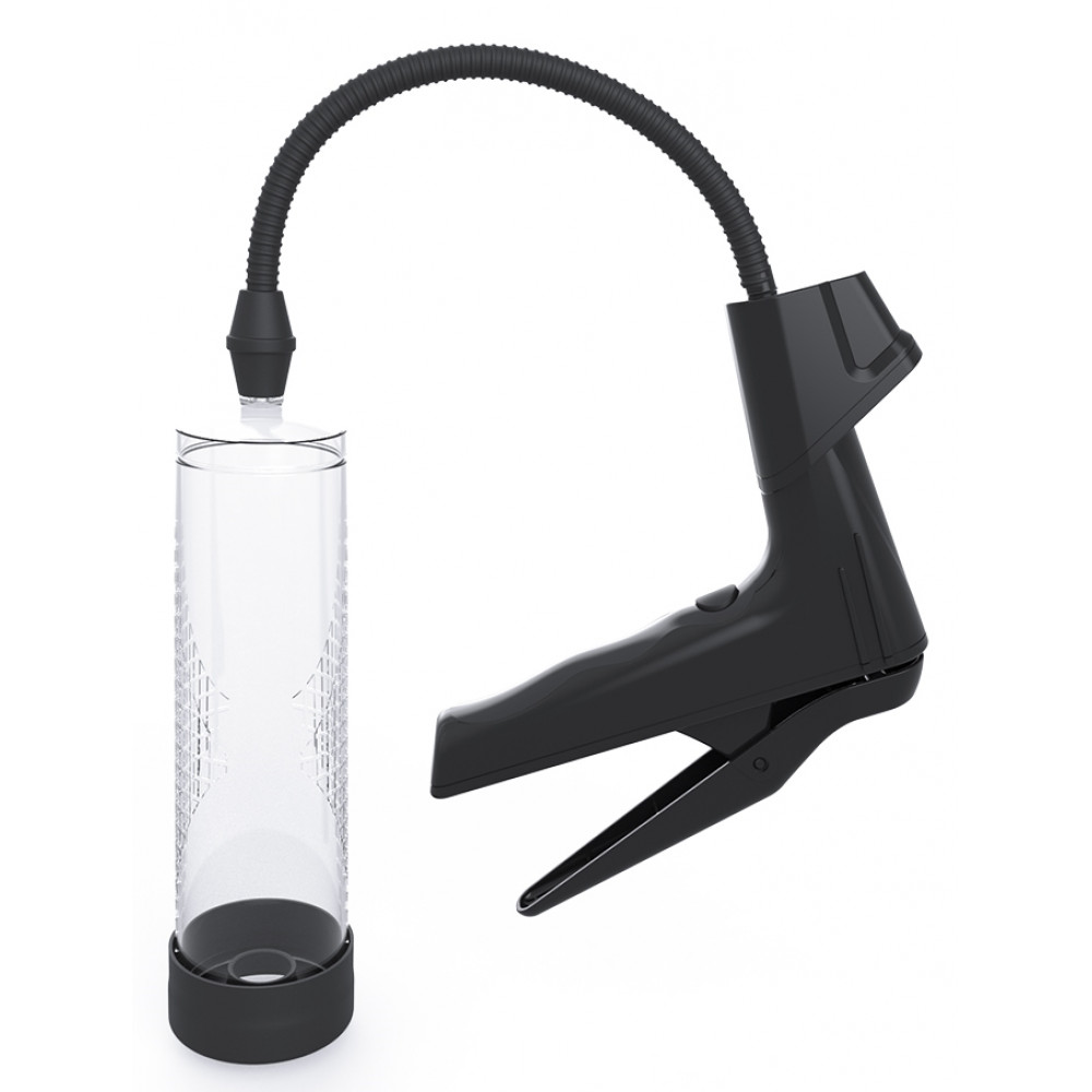  - УЦІНКА - Вакуумна помпа з манометром CANWIN Men Air Gun Penis Pump - P398 1