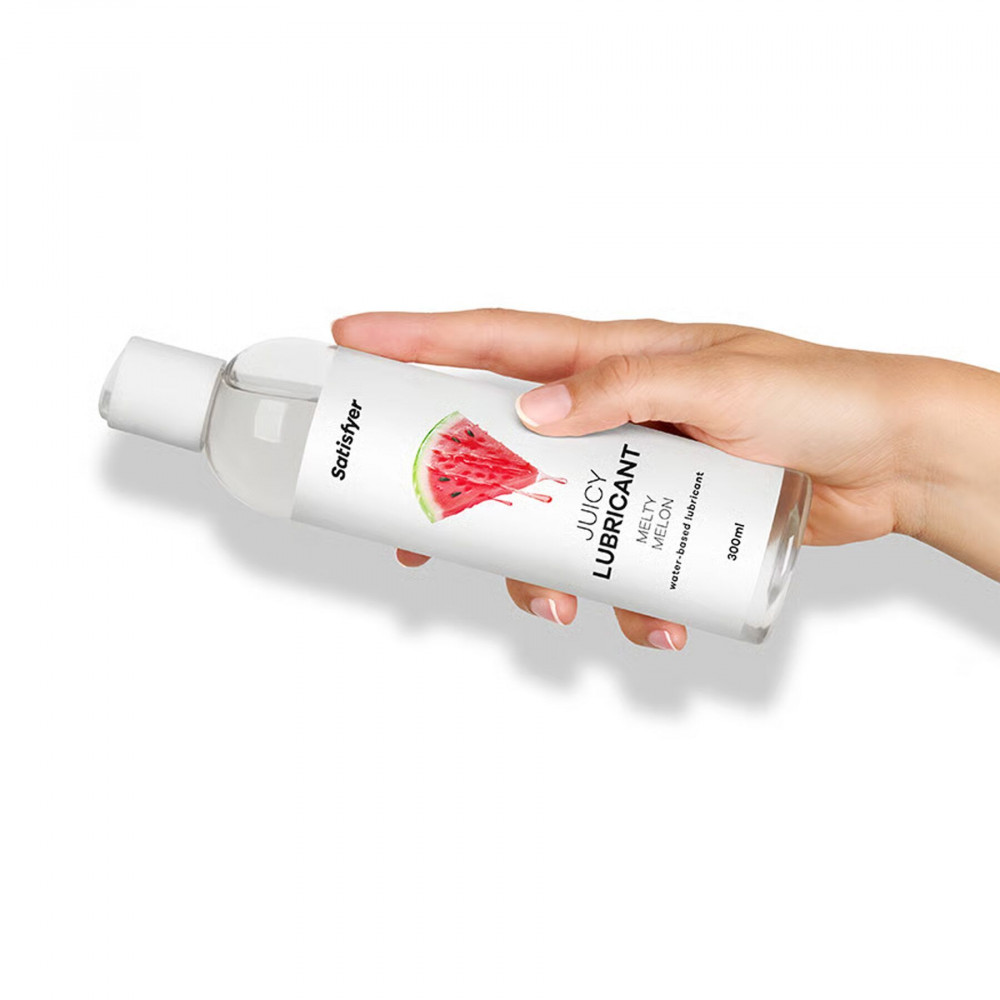 - Лубрикант на водній основі Satisfyer Juicy Lubricant Melty Melon 300 мл (м'яте паковання!!!) 6