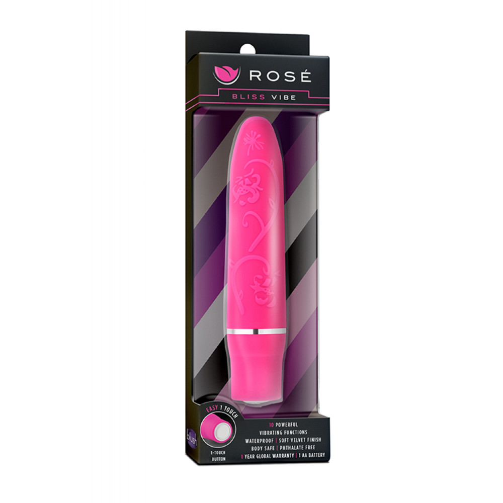 Секс игрушки - Вибромассажер ROSE BLISS VIBE PINK 3