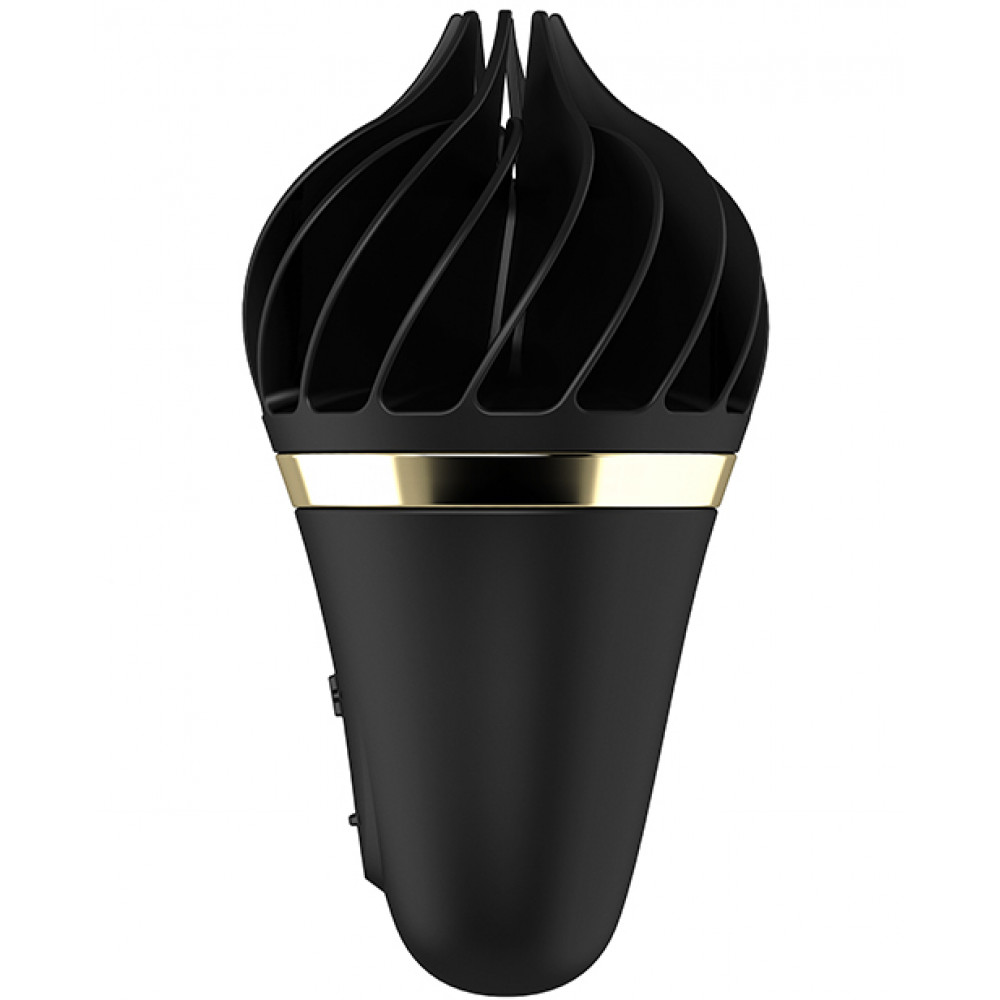 Разное - Вибростимулятор клиторальный Satisfyer Sweet Treat Spinnator в форме мороженого, черный 2