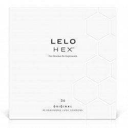 Презервативы LELO HEX Condoms Original 36 Pack (мятая упаковка!!!)