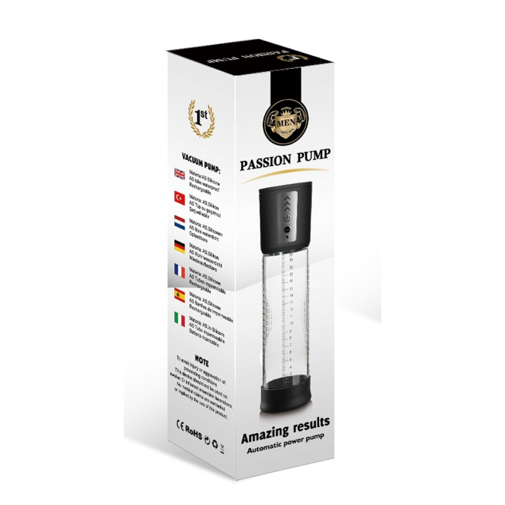 Помпы - Автоматическая вакуумная помпа с зарядкой от USB CANWIN Passion Pump - P058AU 7