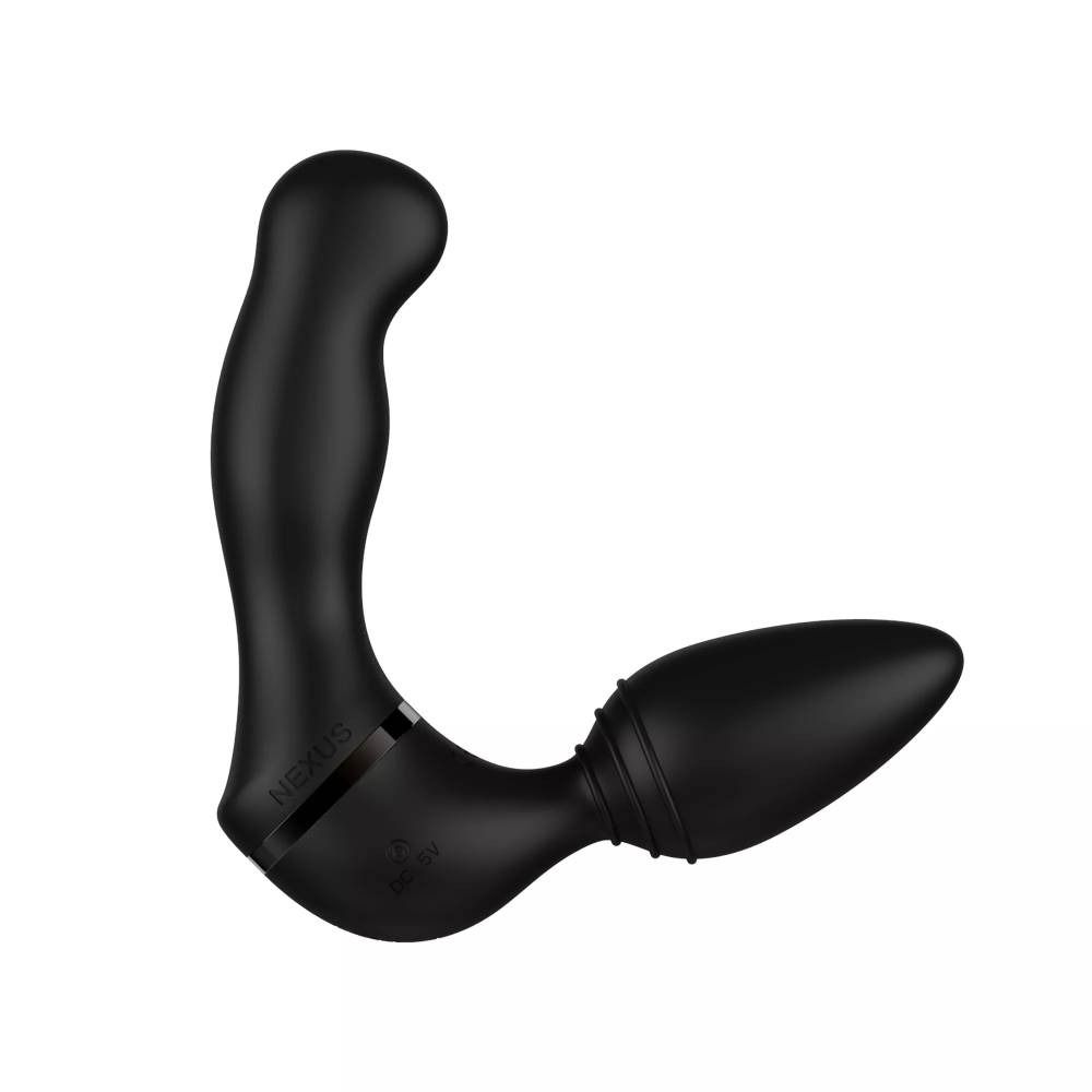 Секс игрушки - Анальный вибратор с дистанционным пультом Nexus Revo Twist черный, 9.8 х 4 см