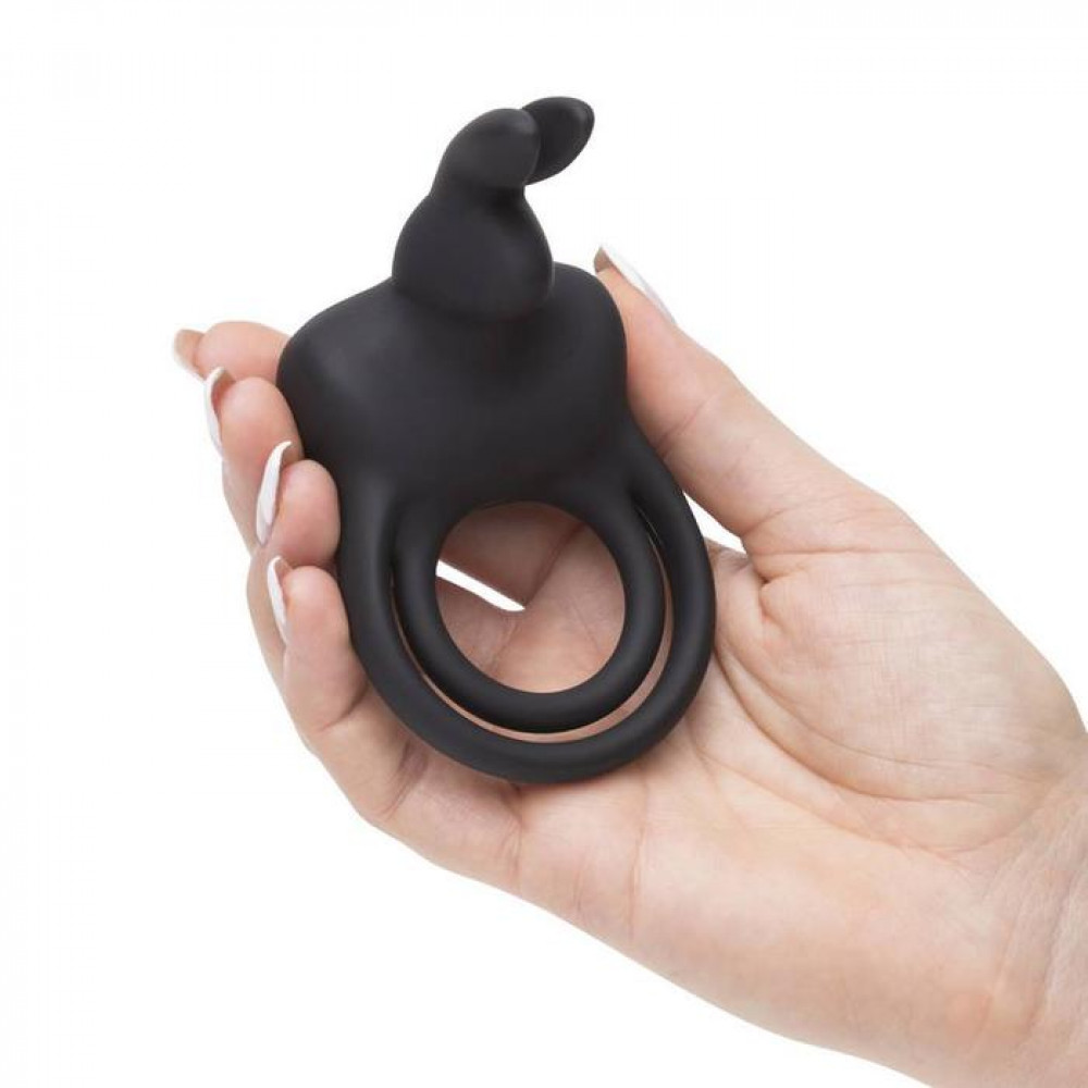 Эрекционные кольца с вибрацией - Двойное эрекционное кольцо с вибрацией Happy Rabbit Stimulating Rechargeable Rabbit Cock Ring 3