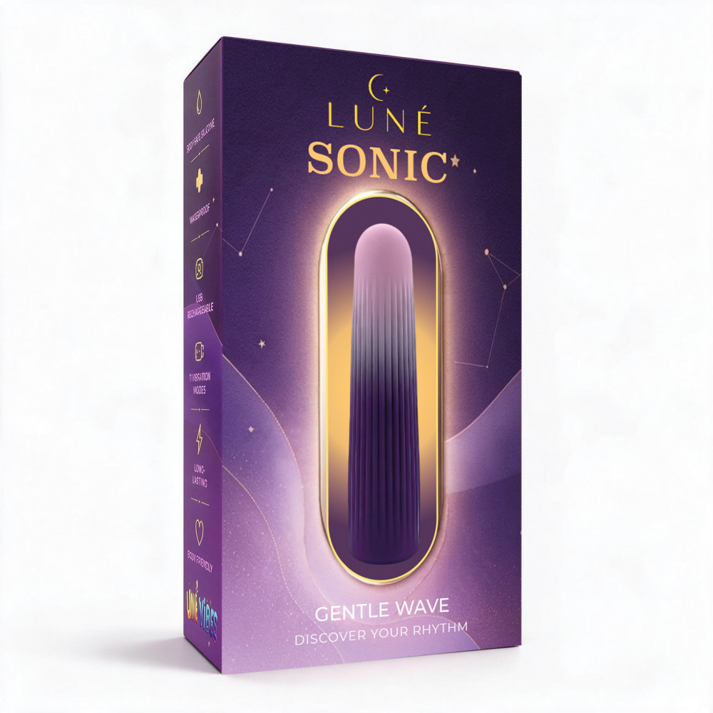  - Гнучкий міні-вібратор UNIVIBE LUNE Sonic з градієнтним дизайном 1