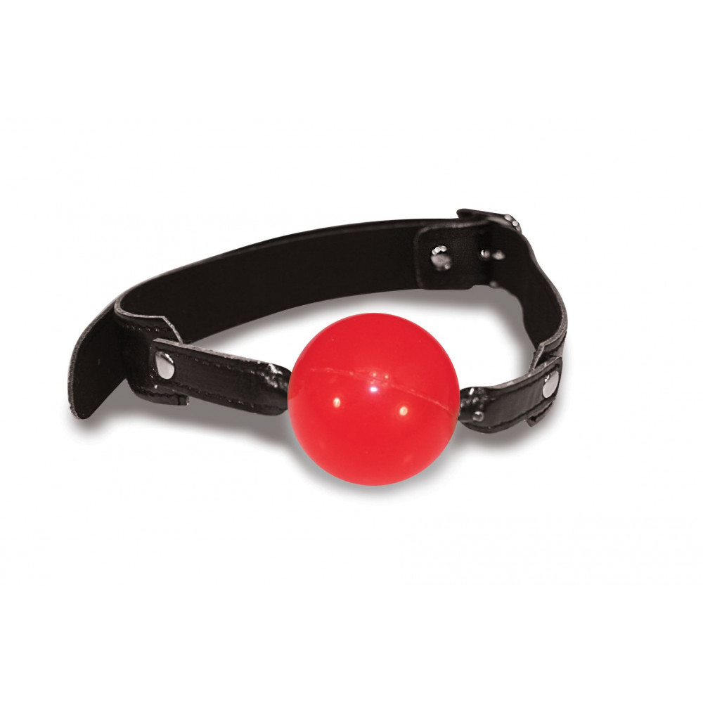 Кляп - Кляп с шариком Sex And Mischief - Solid Red Ball Gag