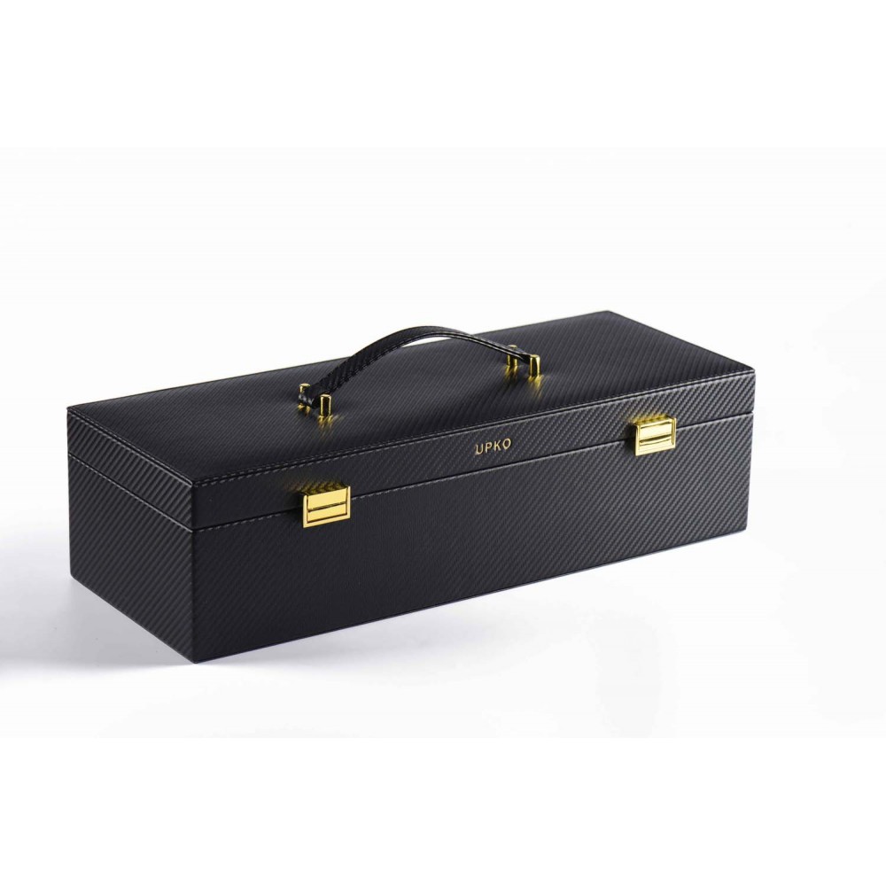 Наборы для БДСМ - Королевский набор из итальянской кожи UPKO в чемодане Luxurious & Romantic Kit, 5 предметов 4