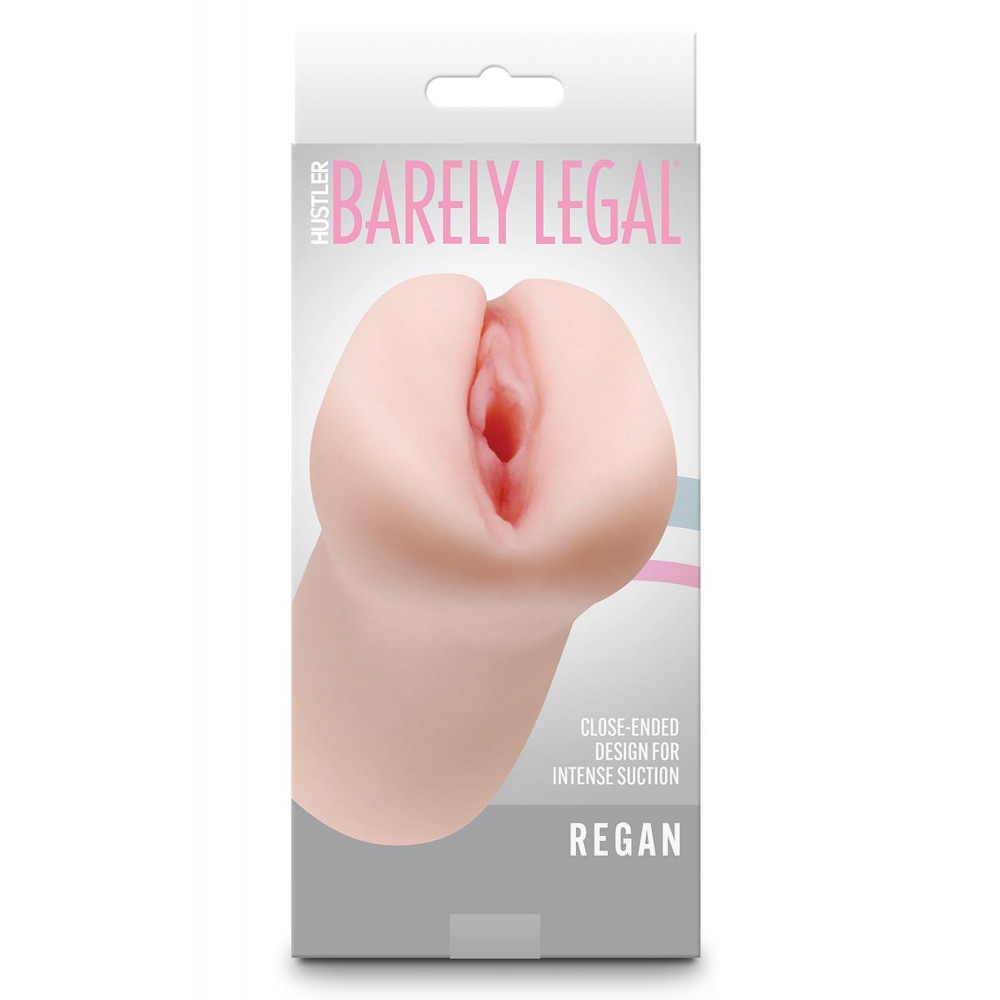 Мастурбаторы без вибрации - Мастурбатор NS Novelties Barely Legal Regan Stroker бежевый, 13 см 3