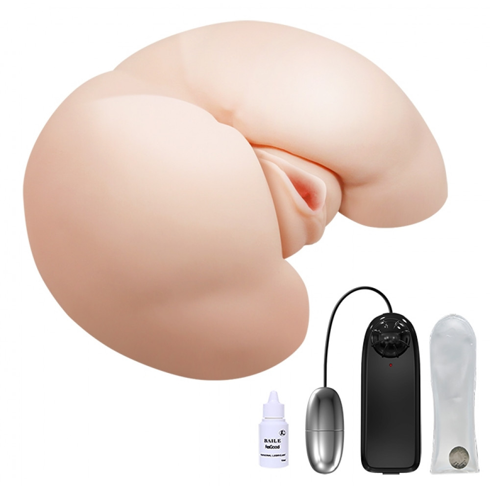 Мастурбаторы вагины - Мастурбатор вагина и анус с вибрацией BAILE - VAGINA AND ASS, Heating function Vibration, BM-009023 11