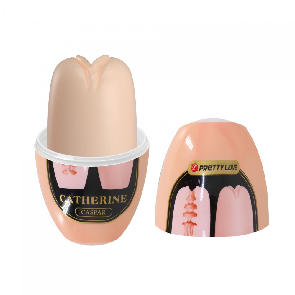 Різне - Мастурбатор яйце Pretty Love CATHERINE - Caspar Beige, BI-014832-4-3 8