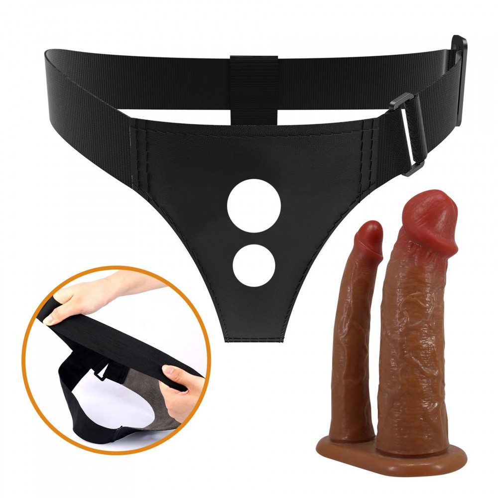 Різне - Чоловічий анально-вагінальний страпон PRETTY LOVE - Harnes Briefs KEAREN 6.9