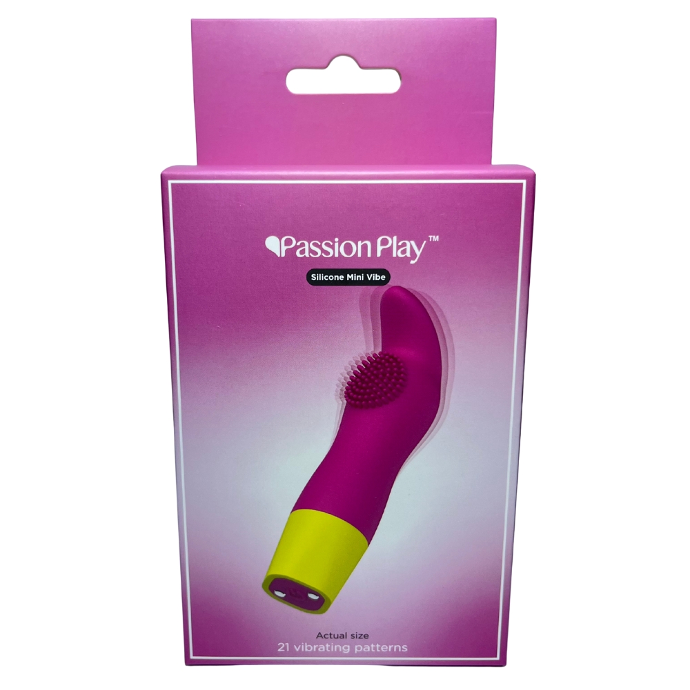 Вібропулі та міні-вібратори - Міні-вібратор Passion Play, 10 режимів вібрації, рожевий 5