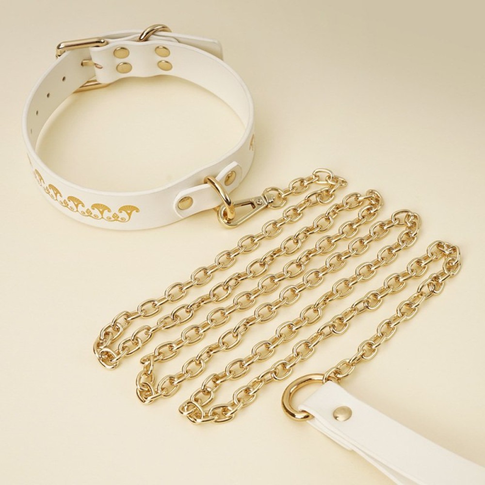 Різне - Набір БДСМ Roomfun Egyptian Cat Bondage Kit 9 предметів, білий 7