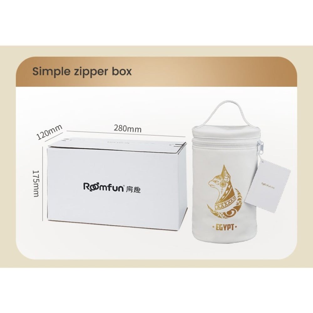 Різне - Набір БДСМ Roomfun Egyptian Cat Bondage Kit 9 предметів, білий 13