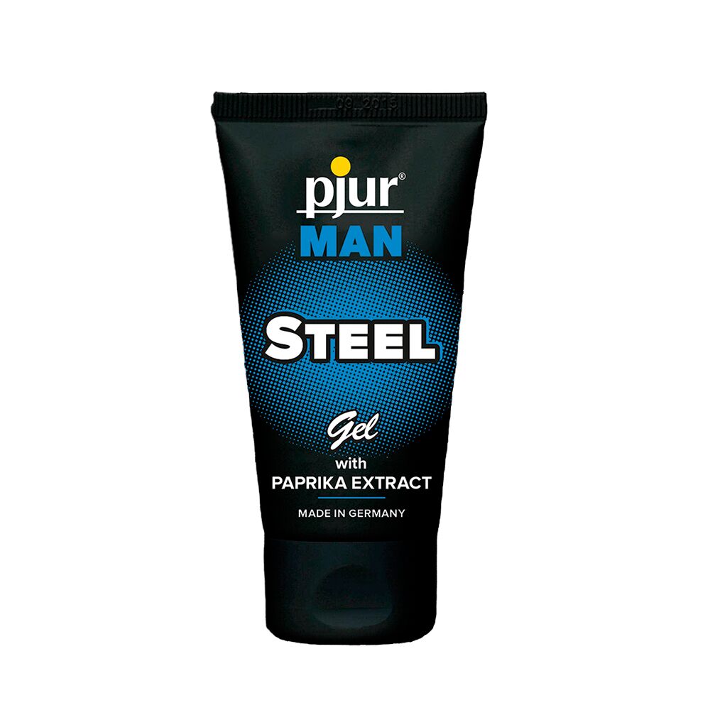Мужские возбудители - Гель для пениса стимулирующий pjur MAN Steel Gel 50 ml с экстрактом паприки и ментолом