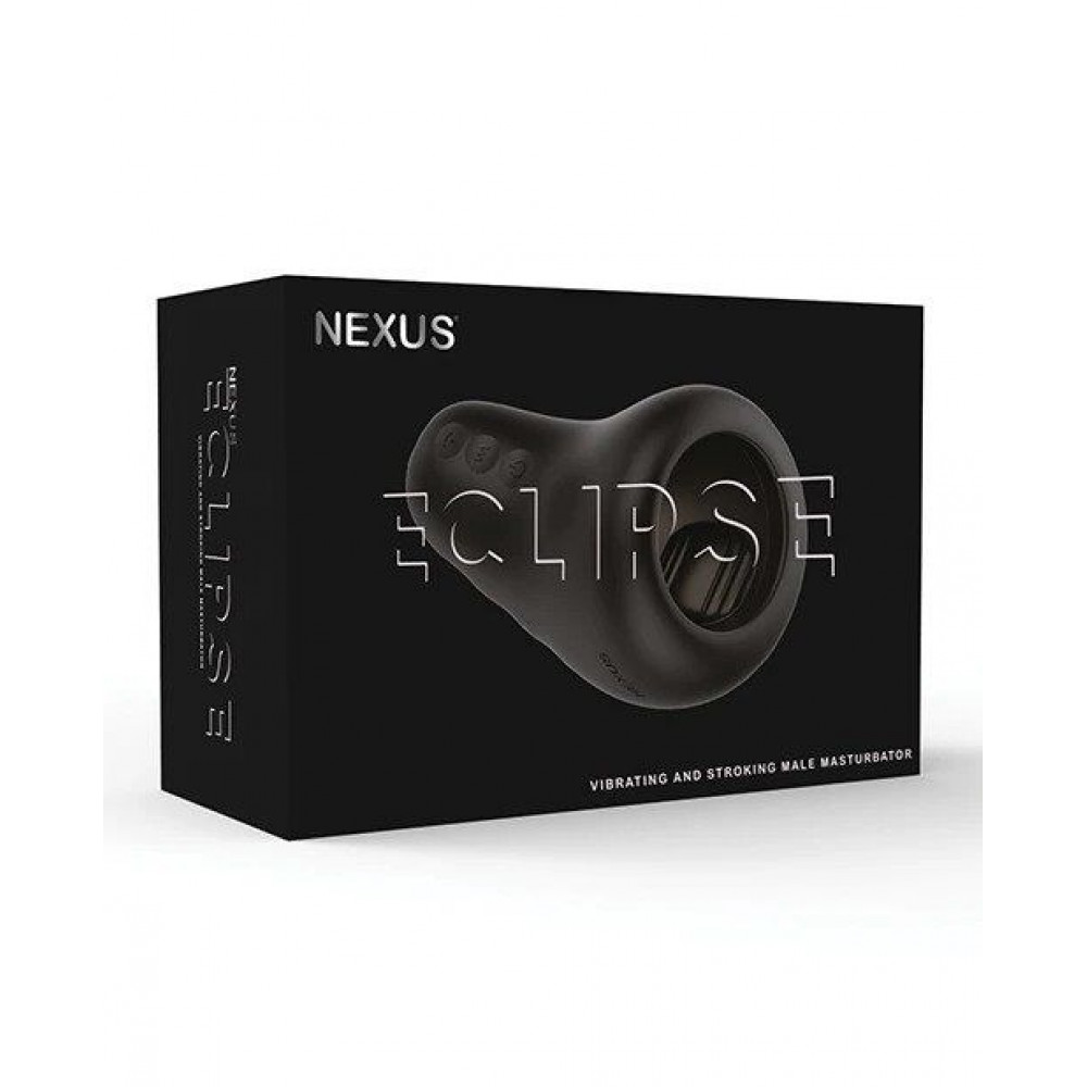 Мастурбаторы с вибрацией - Мастурбатор Nexus Eclipse с вибрацией и стимуляцией головки 2