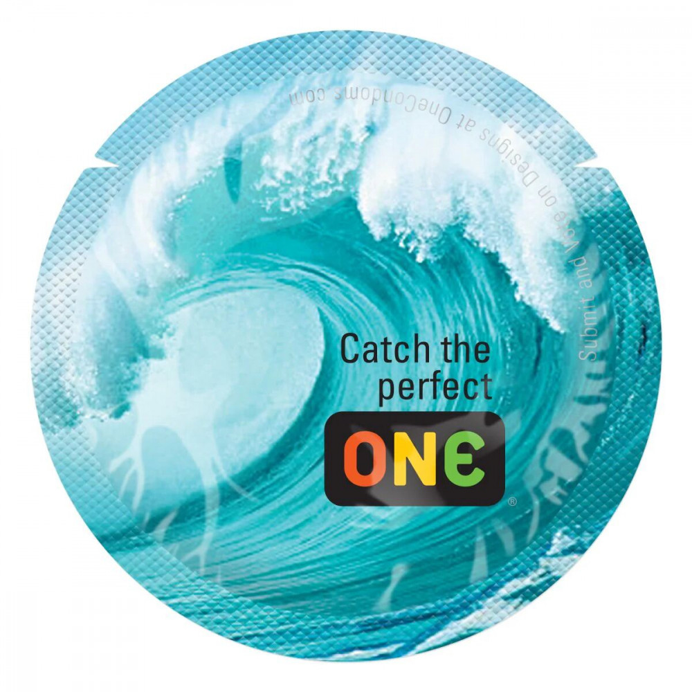 Презервативы - Презерватив ONE Color Sensations - Catch the perfect ONE (Aqua) 1 шт