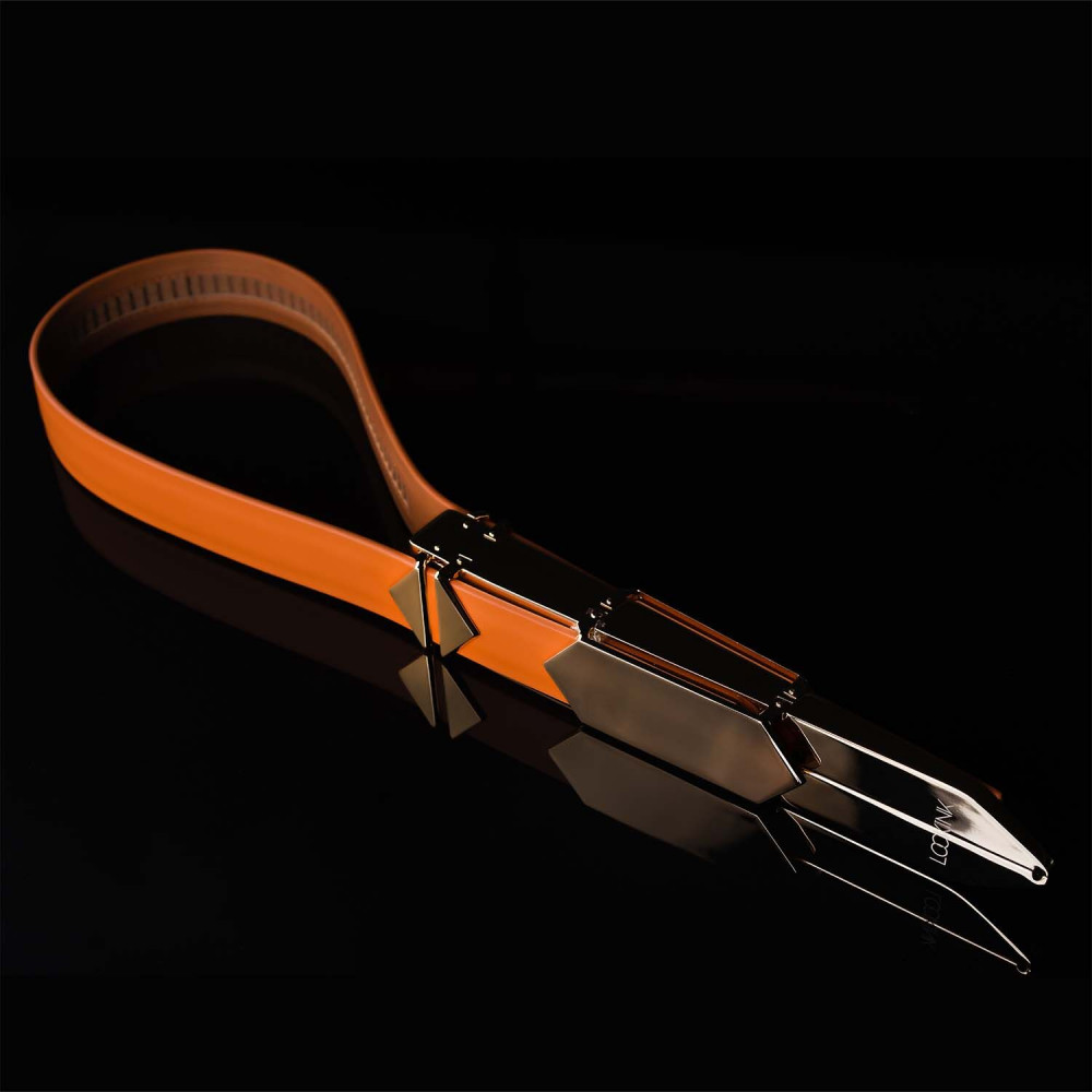 Плети, стеки, флоггеры, тиклеры - Регулируемая шлепалка LOCKINK Adjustable Slapper for Impact Play - Brown 2