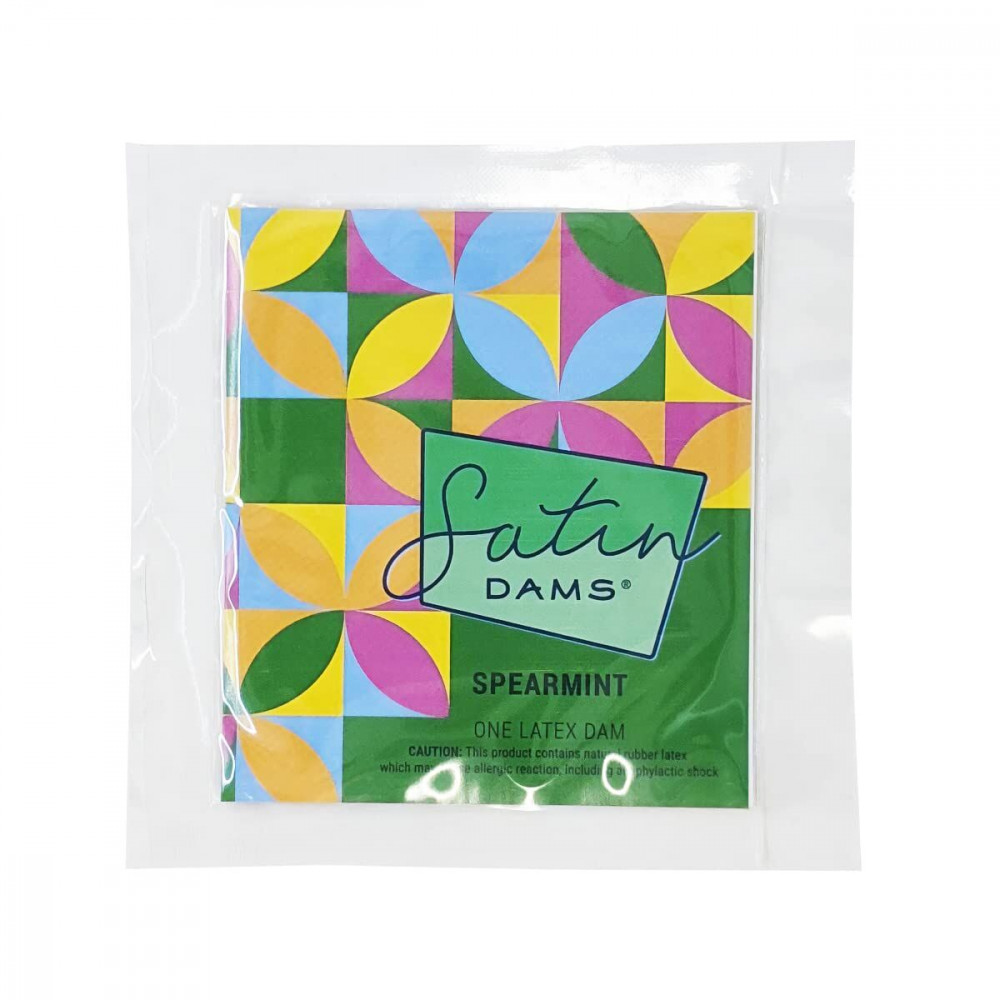 Презервативы - Латексная салфетка Satin Dams Spearmint 1 шт