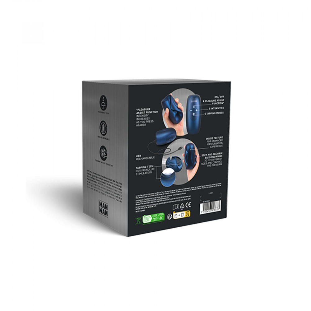 Мастурбаторы с вибрацией - Мастурбатор с вибрацией Manwan SUB.ONE Stellar Blue 7