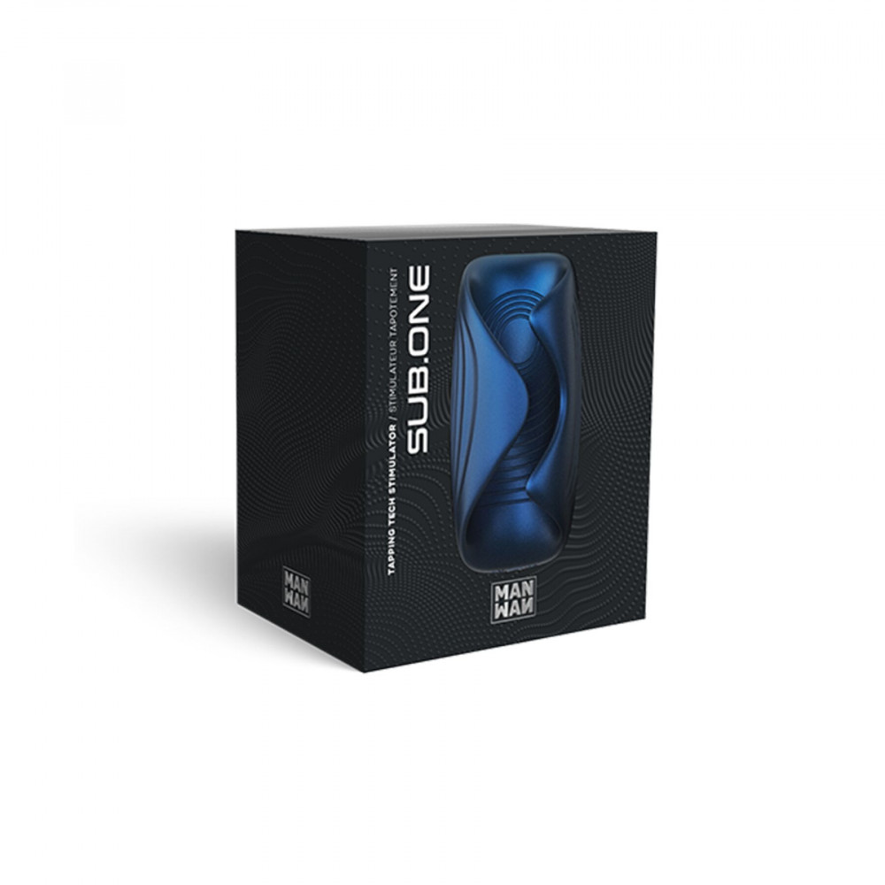 Мастурбаторы с вибрацией - Мастурбатор с вибрацией Manwan SUB.ONE Stellar Blue 6