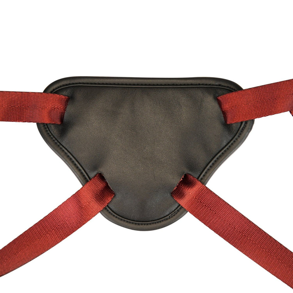 Страпони - Трусики для страпона Liebe Seele Wine Red Strap-on Harness 3