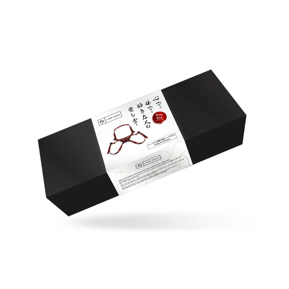 Страпони - Трусики для страпона Liebe Seele Wine Red Strap-on Harness 1
