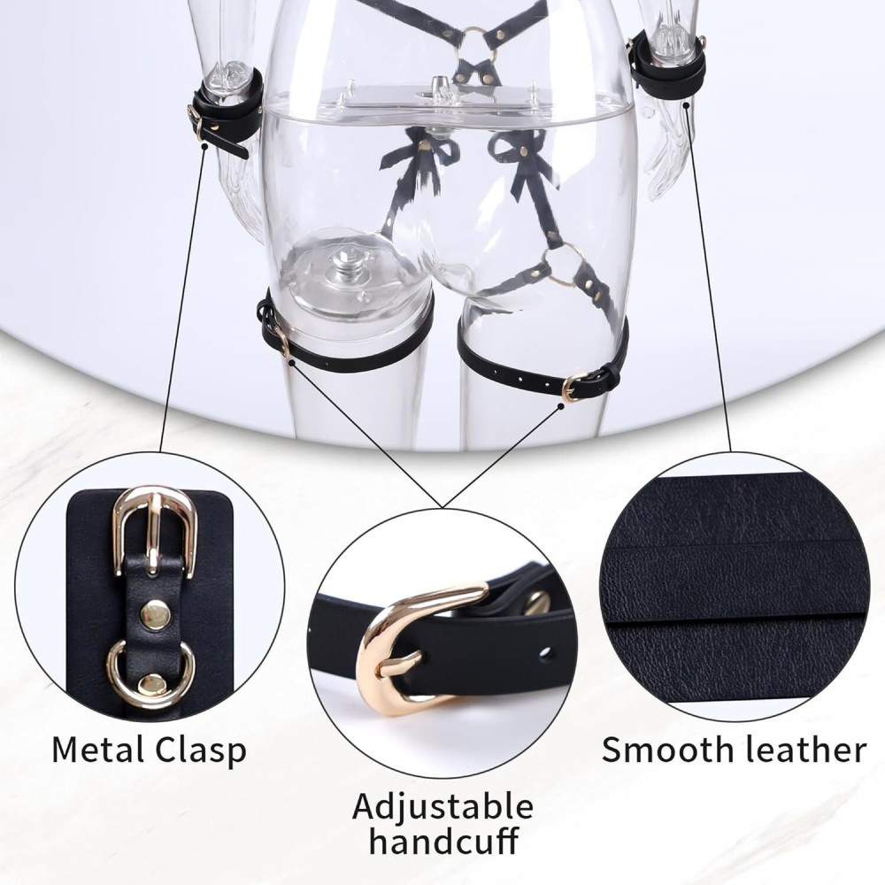 Анальные игрушки без вибрации - БДСМ-набор LOCKINK YEAHWOW Forced Nadu pose correction set 4