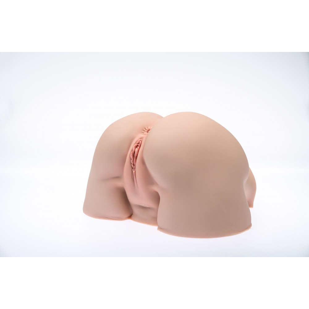 Мастурбатори без вібрації - Мастурбатор-попка Naked Factory NICOLE, вагіна + анус, дуже реалістичний, наскрізний 11