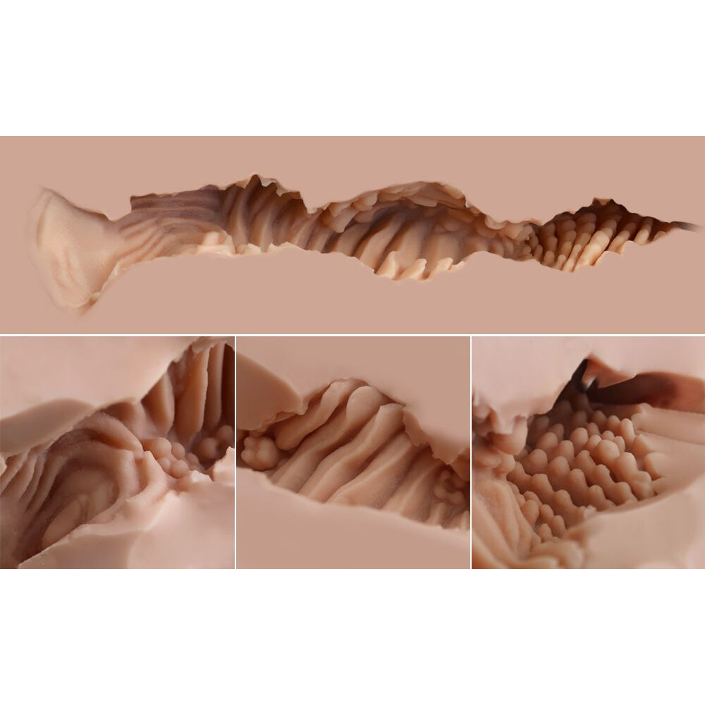 Мастурбатори без вібрації - Мастурбатор-попка Naked Factory NICOLE, вагіна + анус, дуже реалістичний, наскрізний 18