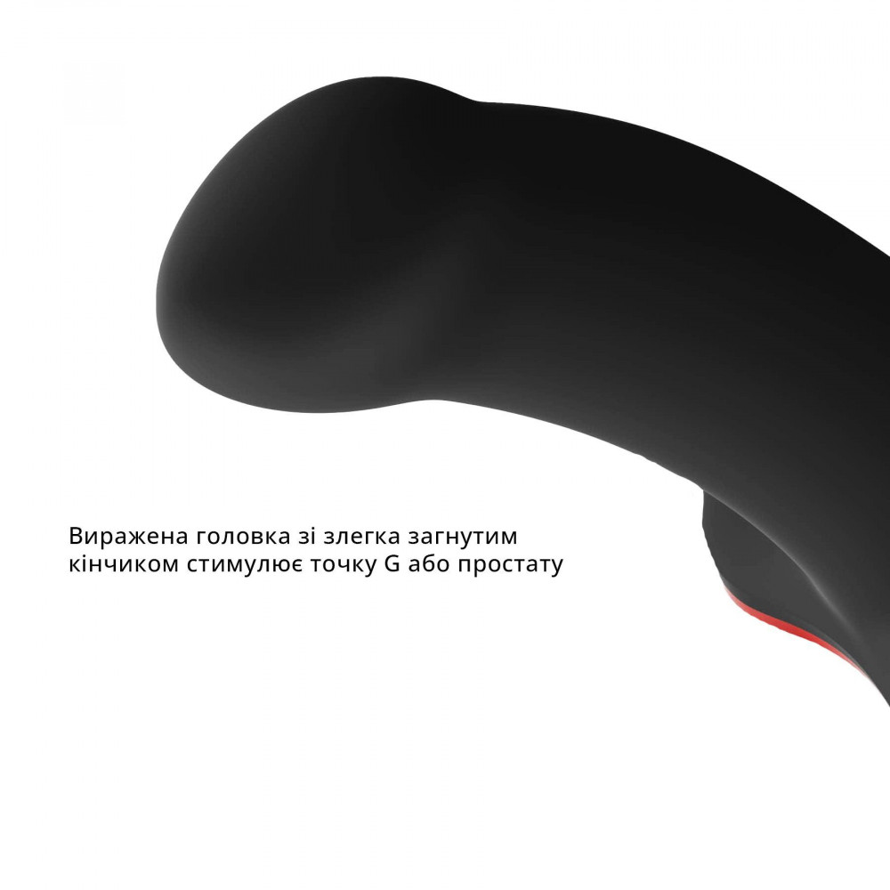 Фалоімітатор - Фалоімітатор Fun Factory AMOR Black, довжина 14,6 см, діаметр 3,7 см, вигнутий 4