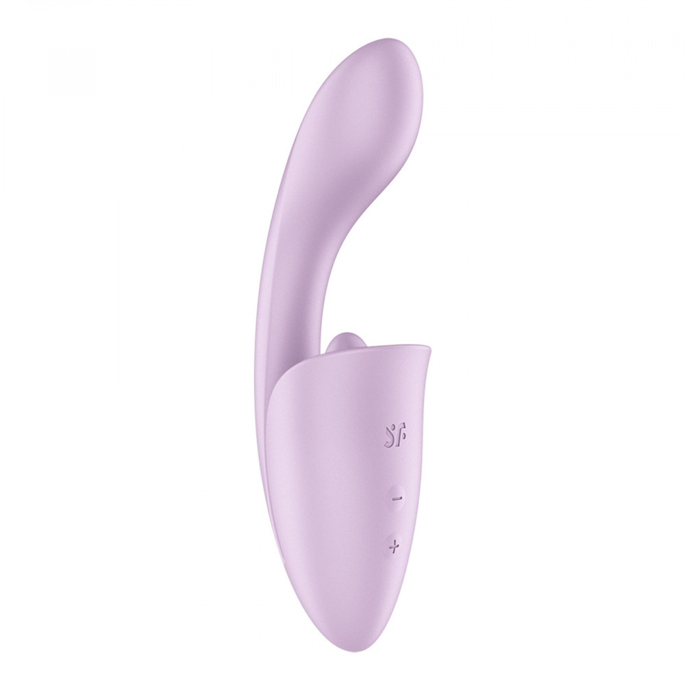 Вібратор-кролик - Вагінально-кліторальний вібратор Satisfyer Tongue Expert з язичком 1