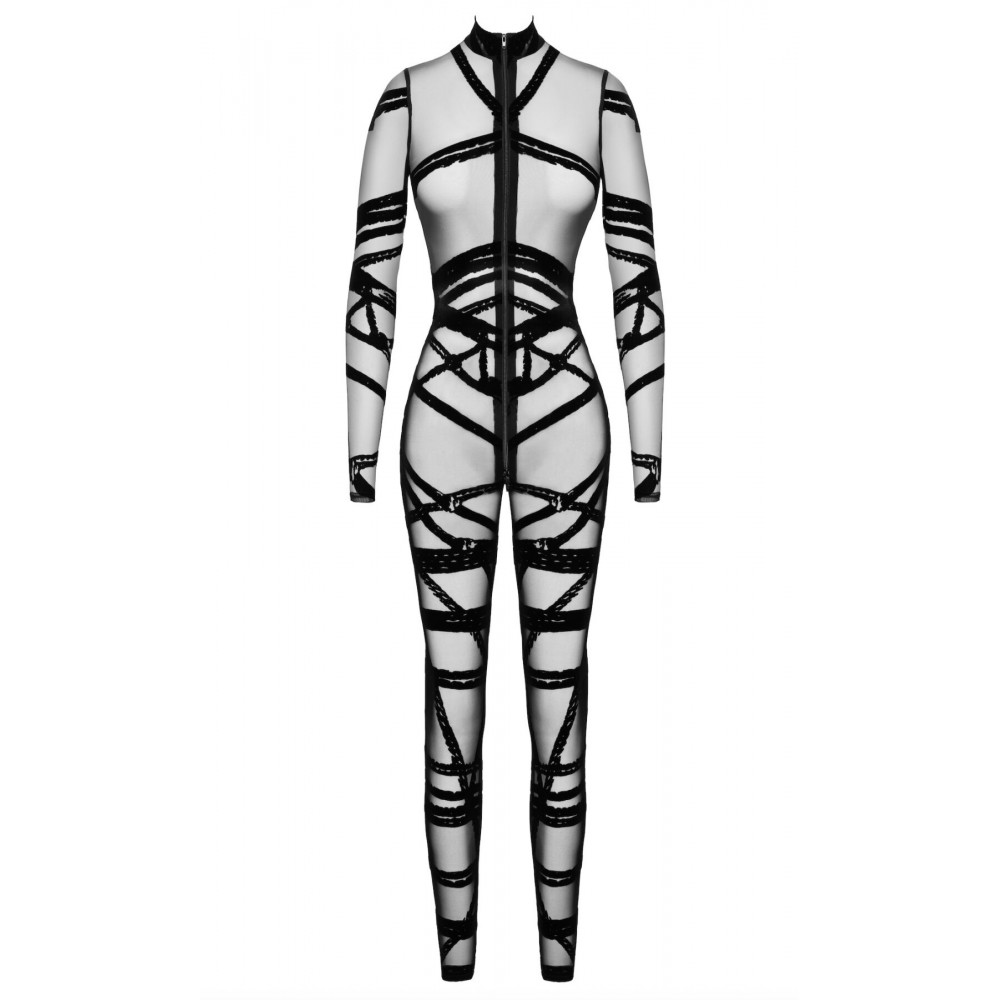 Бодістокінг - Комбінезон Noir Handmade F357 Bondesque Catsuit XL 6