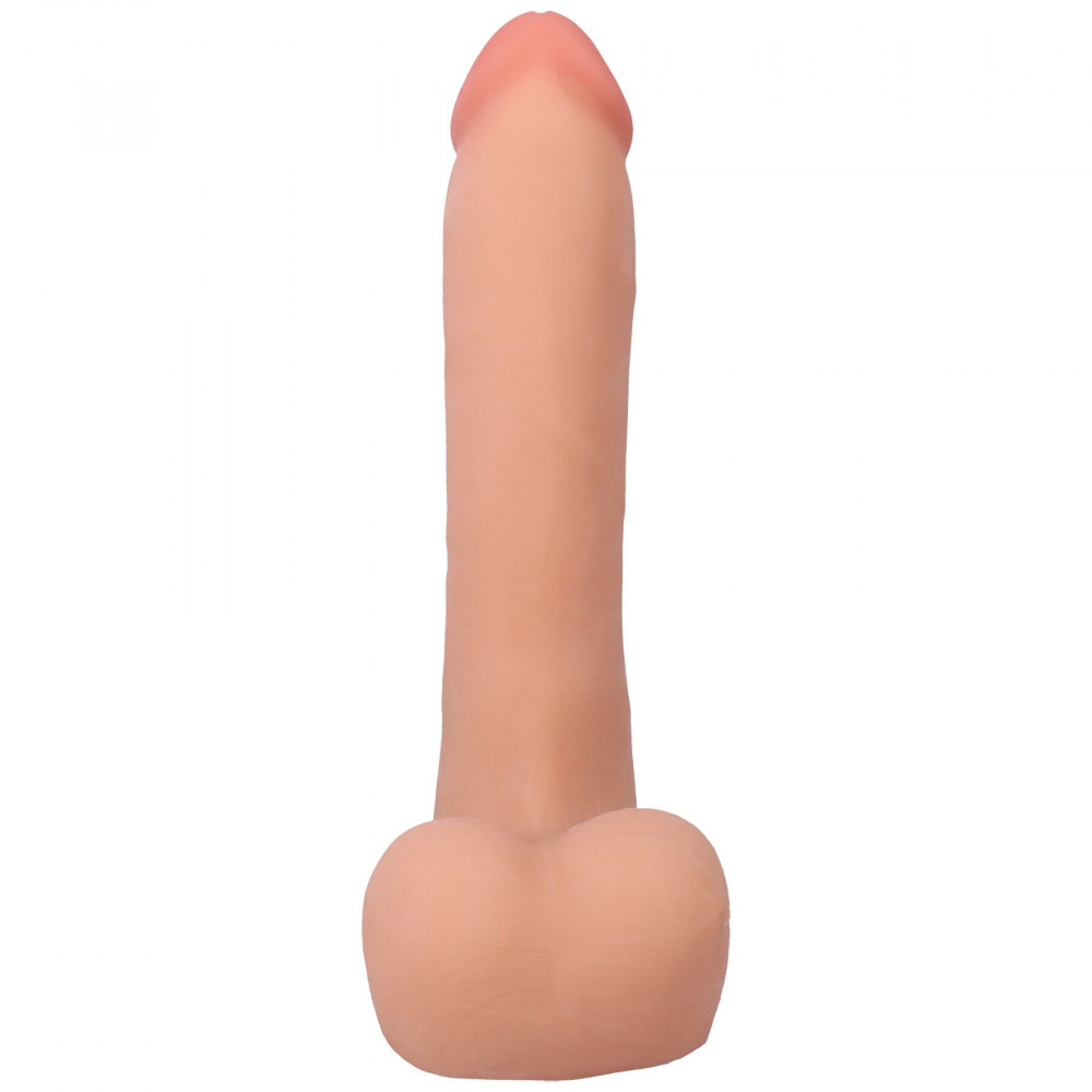 Фалоімітатор - Фалоімітатор Doc Johnson The Realistic Cock ULTRASKYN - 9 Inch with Balls Vanilla 3