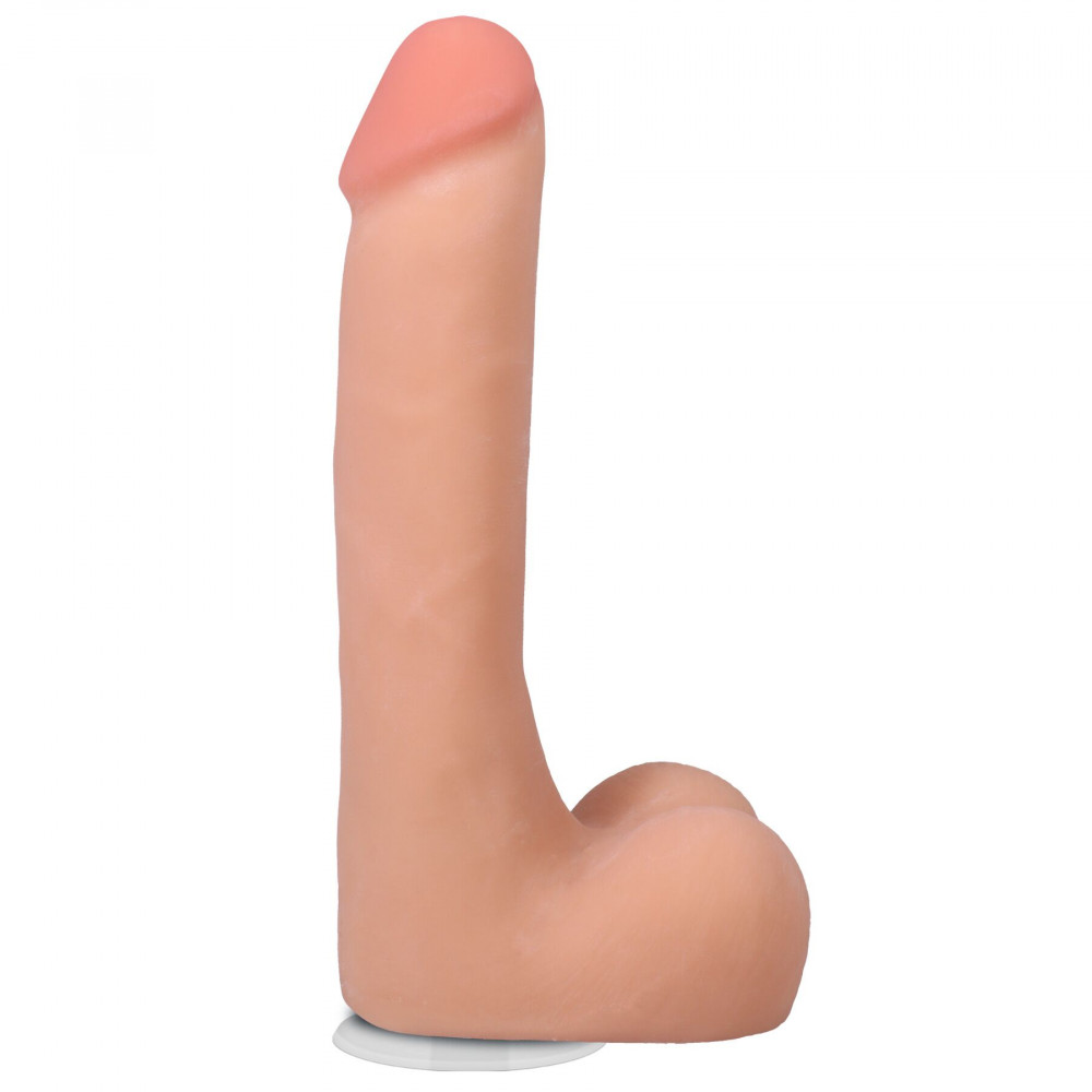 Фалоімітатор - Фалоімітатор Doc Johnson The Realistic Cock ULTRASKYN - 9 Inch with Balls Vanilla