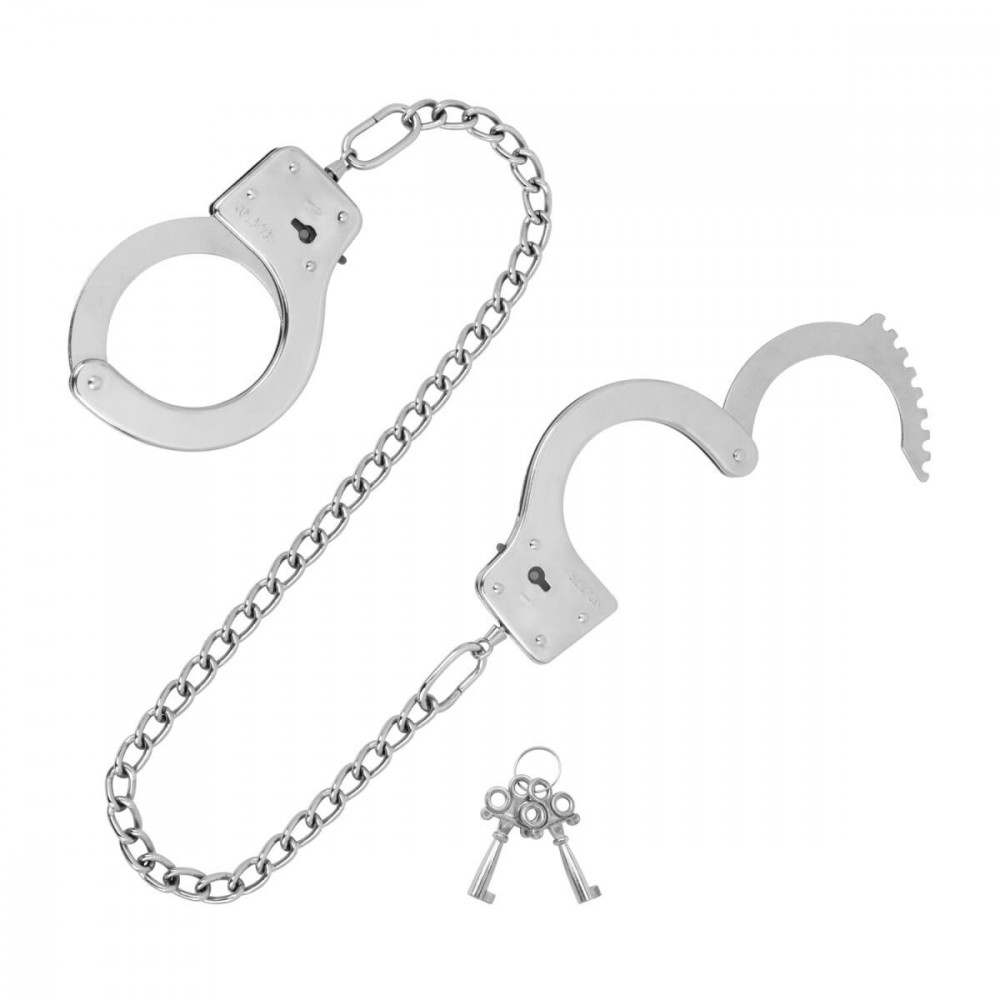 Наручники та обмеження - Наручники Bedroom Fantasies:Metal Handcuffs - Silver 2