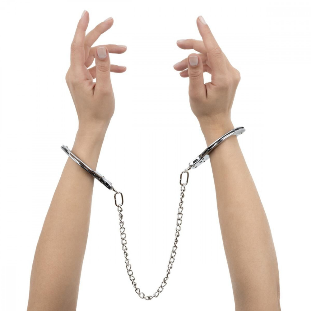 Наручники та обмеження - Наручники Bedroom Fantasies:Metal Handcuffs - Silver 4