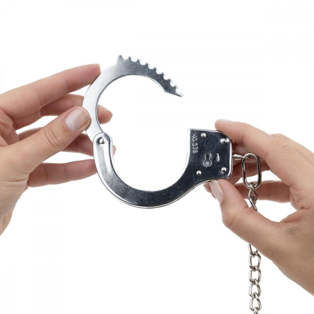 Наручники та обмеження - Наручники Bedroom Fantasies:Metal Handcuffs - Silver 5